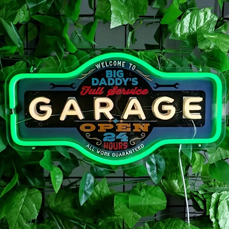 Retro Game Controller Usb - Retro Garage LED Neon Sign UV