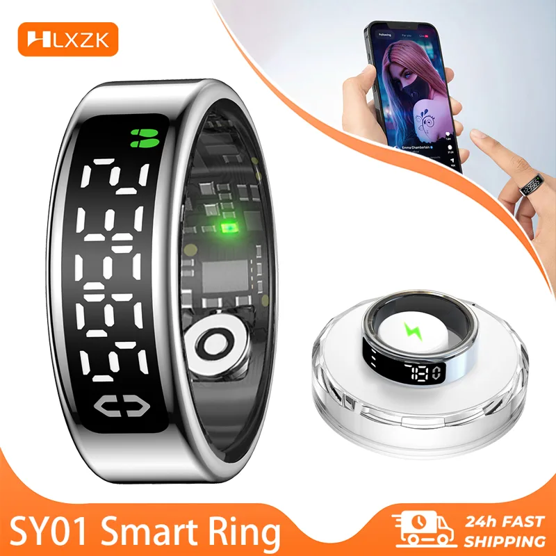 Smart Ring Health - SY01 Smart Ring With LED Screen