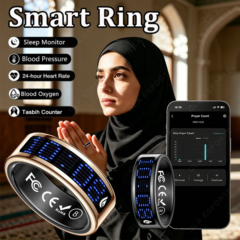 Smart Ring Health - New Fashion Healthy Smart Ring 5ATM