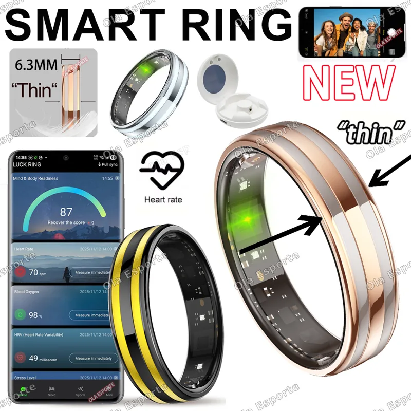 Smart Ring Health - New 6.3mm Thin Smart Ring Health