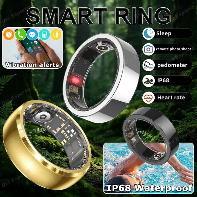 Smart Ring Health - Upgraded Vibration Reminder Smart Ring Waterproof