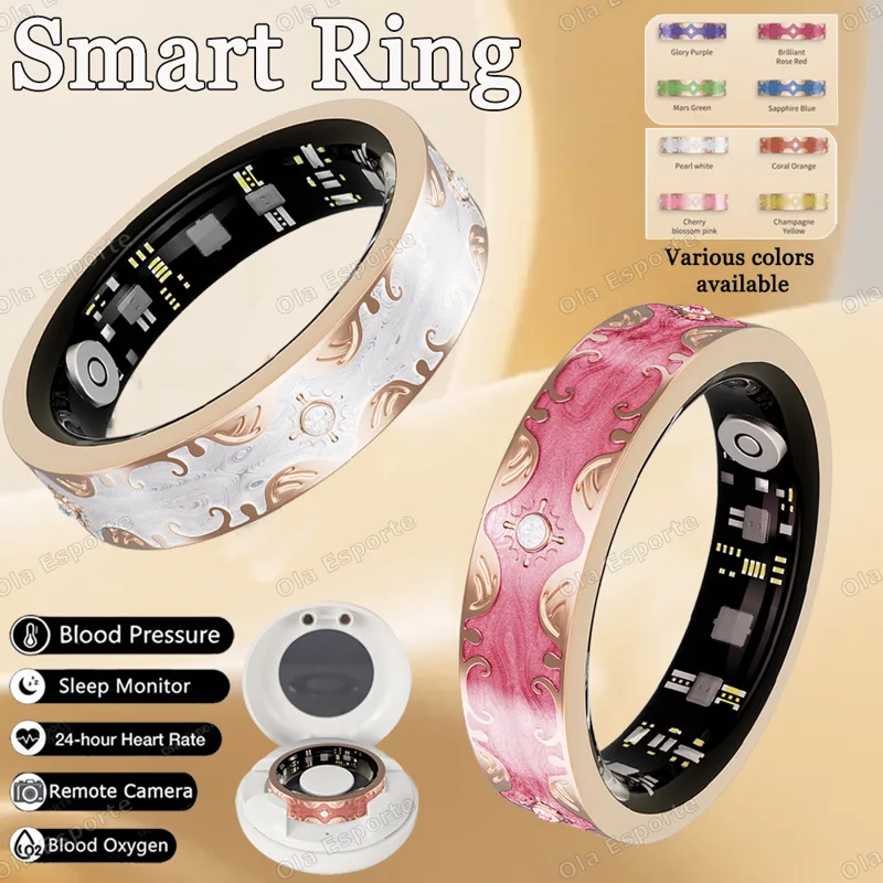 Smart Ring Health - New Diamond Fashion Various Colors Available
