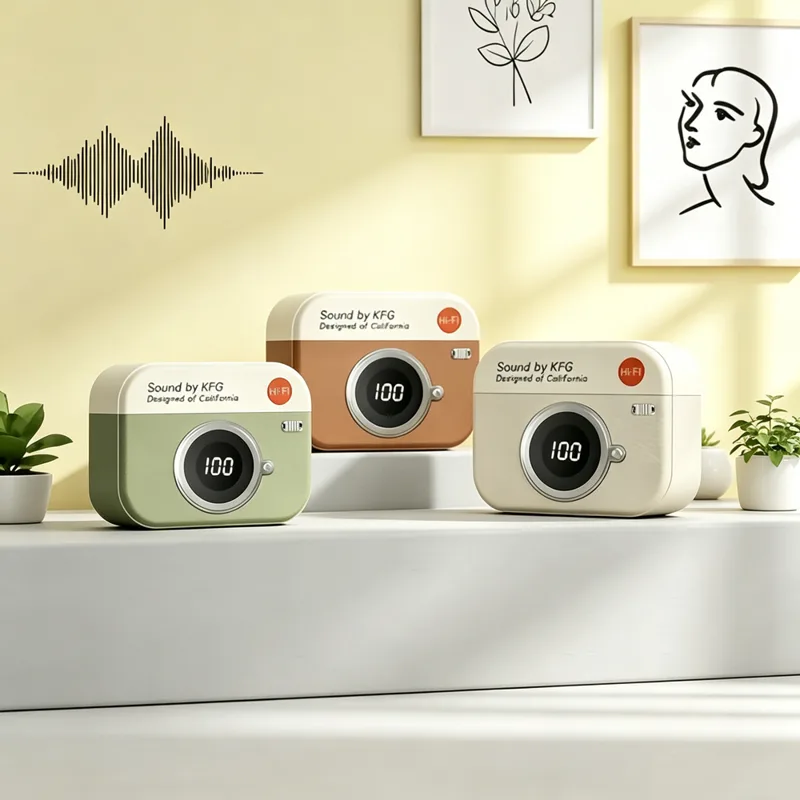 Retro Game Controller Usb - Retro Camera Wireless Headphones with Touch