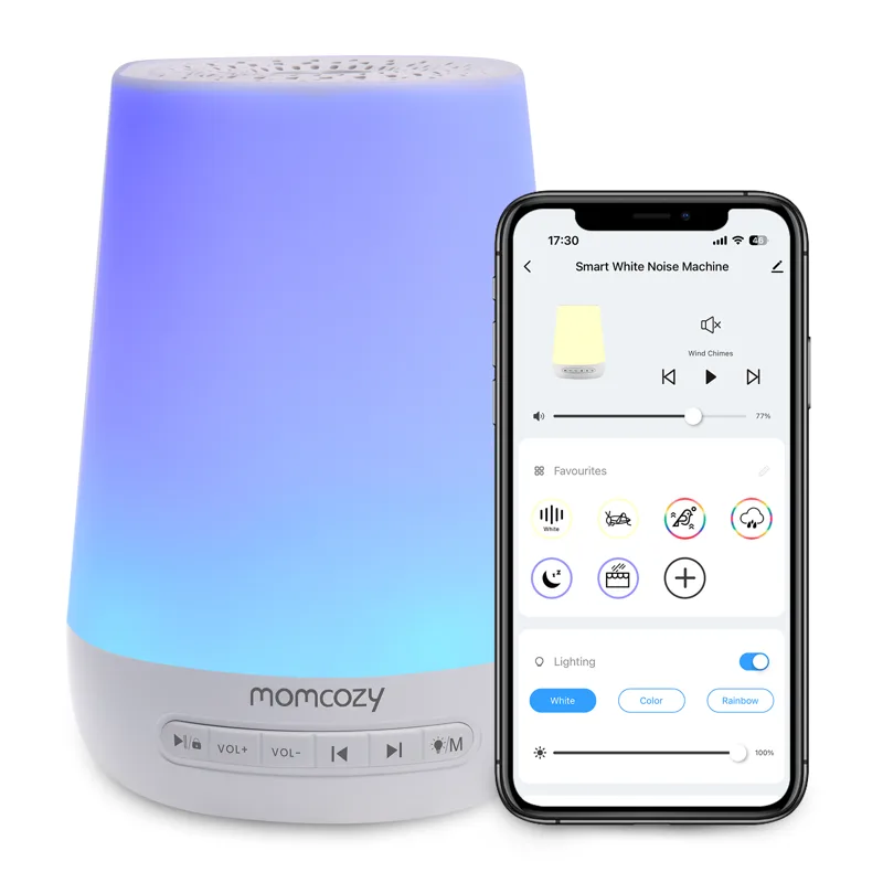 Digital Alarm Clock - Momcozy Baby White Noise Sound Machine