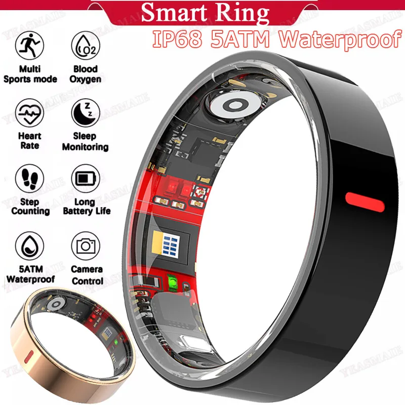 Smart Ring Health - 2026 Outdoor Sports Smart Ring 5ATM+IP68