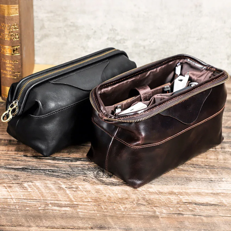 Electronics Gadgets In China - Genuine Leather Electronic Organizer Bag Durable