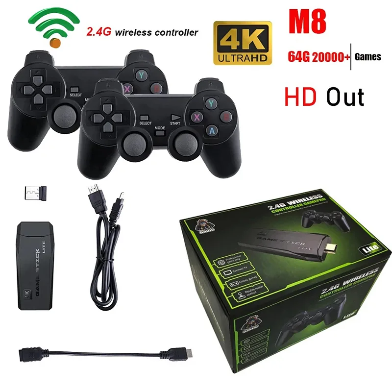 Video Game Console 2.4G Double - đánh giá và giá Retro Game Controller Usb
