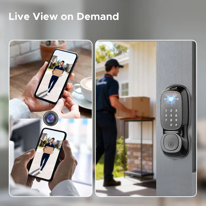 Tuya Wifi Smart Door Lock ‎Cam - đánh giá và giá Electronics & Gadgets Starting With C