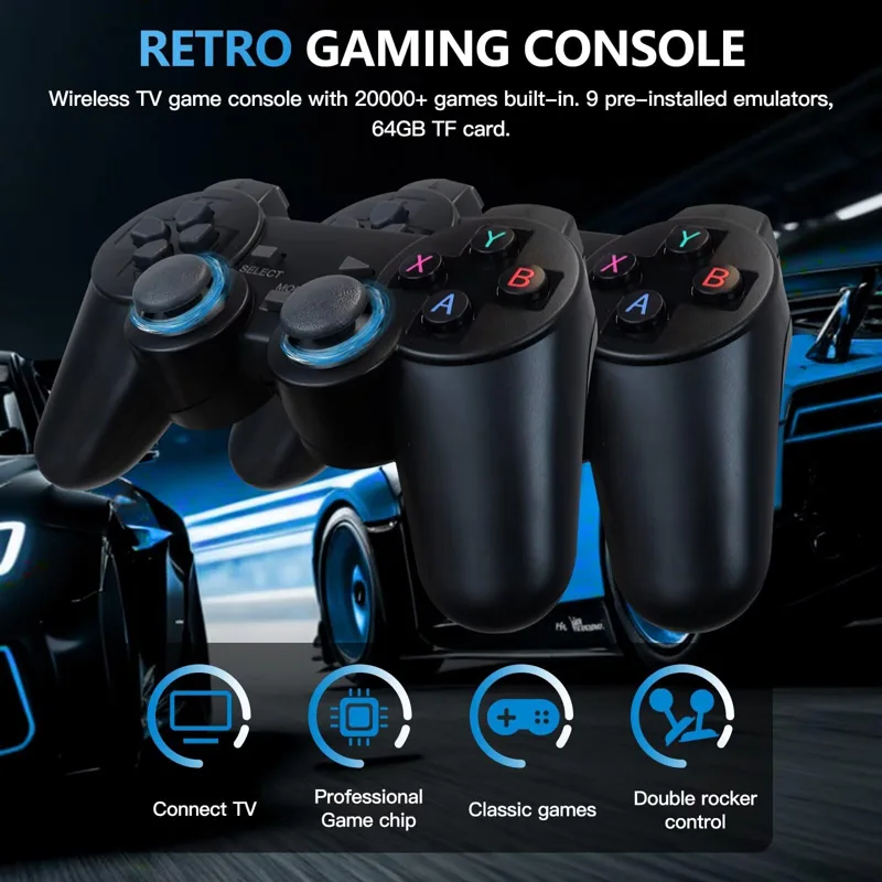 Retro Video Game Console 4K Ga - đánh giá và giá Retro Game Controller Usb