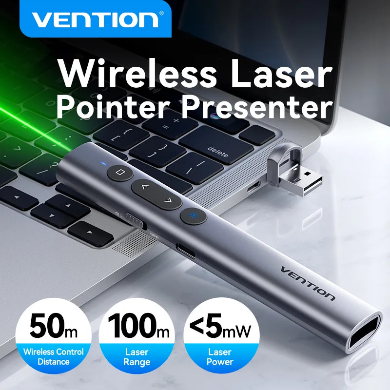 Vention Wireless Laser Pointer - đánh giá và giá Laser Pointer Presenter