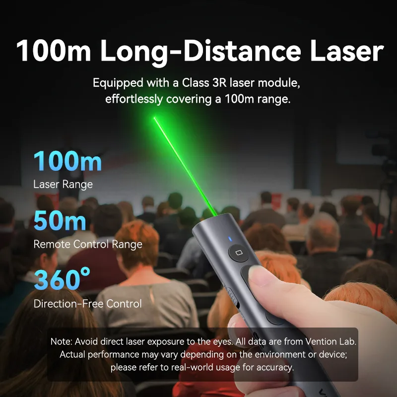Vention Wireless Laser Pointer - đánh giá và giá Laser Pointer Presenter