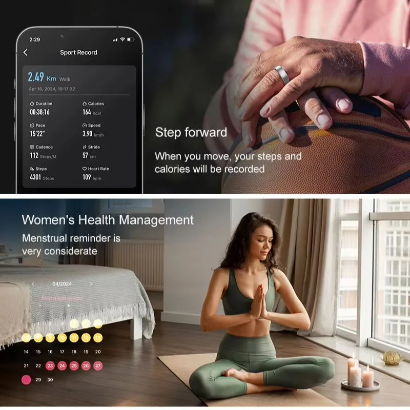 Smart Ring Men Women, Heart Ra - đánh giá và giá Smart Ring Health