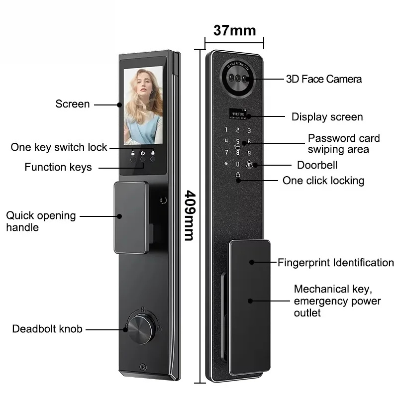 Tuya WiFi Smart Door Lock, Hom - đánh giá và giá Electronics & Gadgets Starting With C