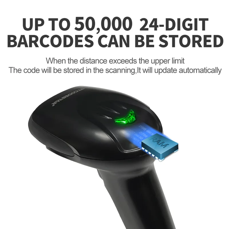 GTCODESTAR QR Wireless 1D 2D B - đánh giá và giá Barcode Scanner Wireless