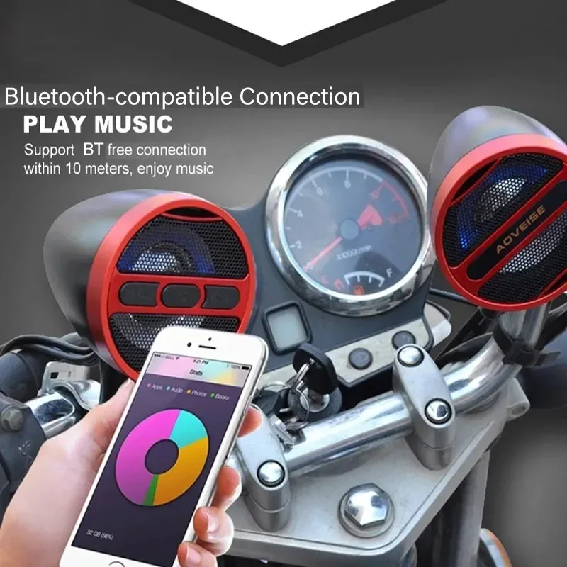 Motorcycle Bluetooth Speaker W - đánh giá và giá Bluetooth Speaker Waterproof