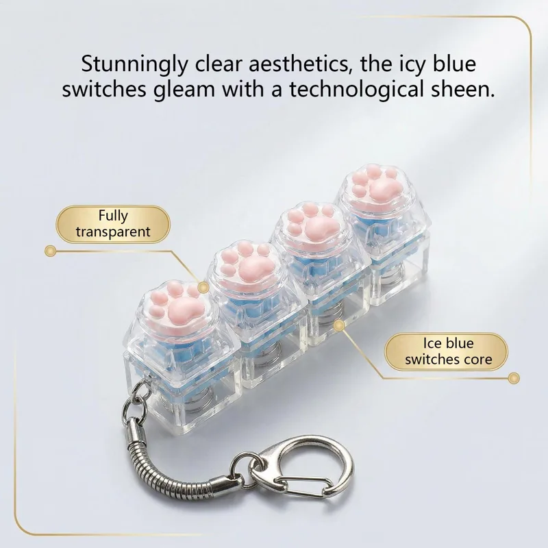 LED Keyboard Keychain Fidget T - đánh giá và giá Electronics Gadgets For Kids