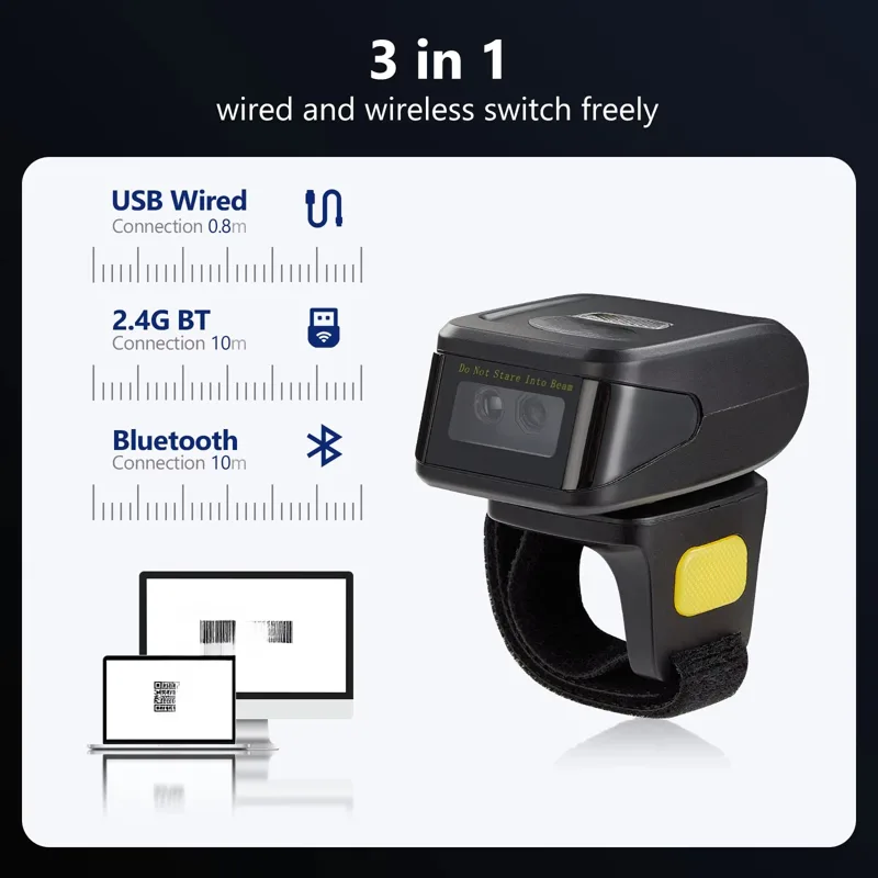 Eyoyo Wired Wireless Dual Conn - đánh giá và giá Barcode Scanner Wireless