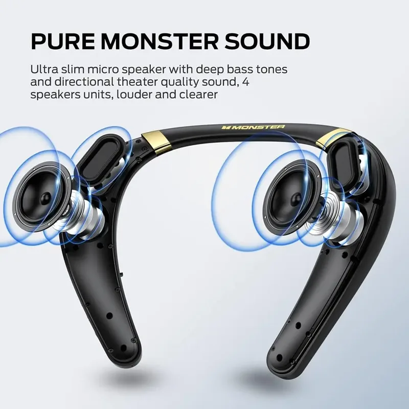 New Monster Boomerang Neck Ban - đánh giá và giá Bluetooth Speaker Waterproof
