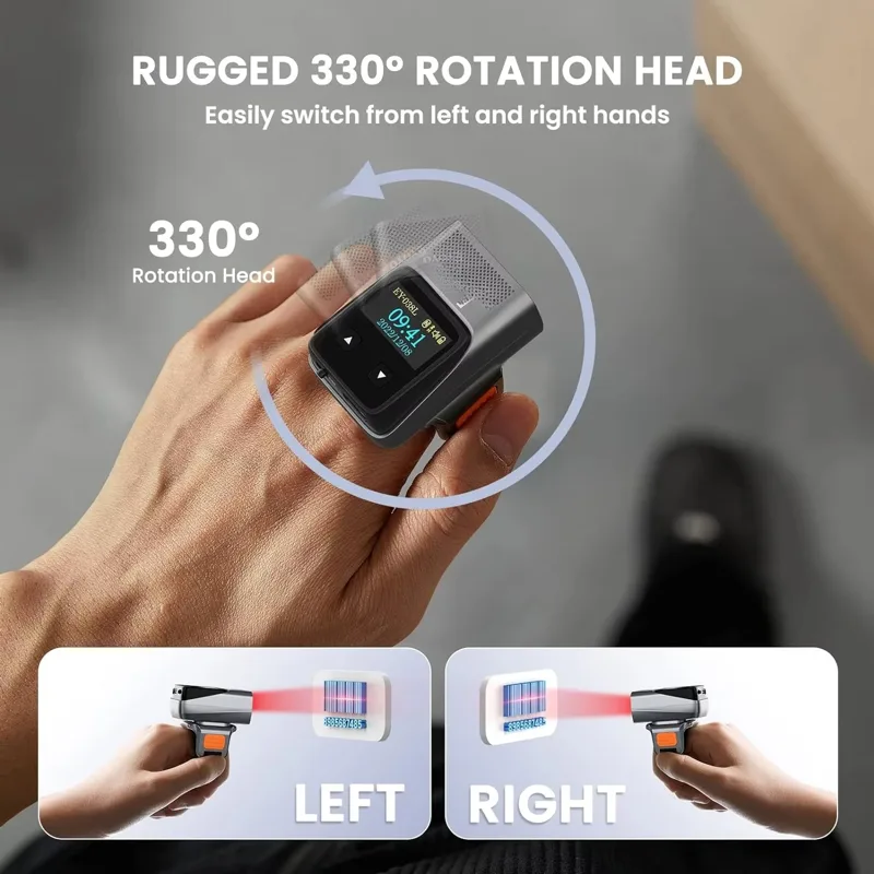 Eyoyo Mini 1D Wearable Wireles - đánh giá và giá Barcode Scanner Wireless