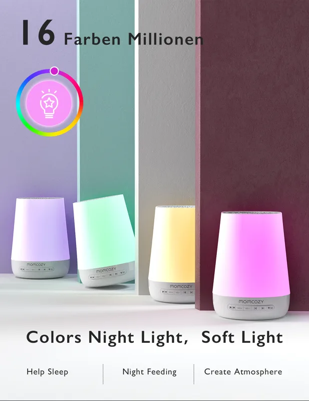Momcozy Baby White Noise Sound - đánh giá và giá Digital Alarm Clock