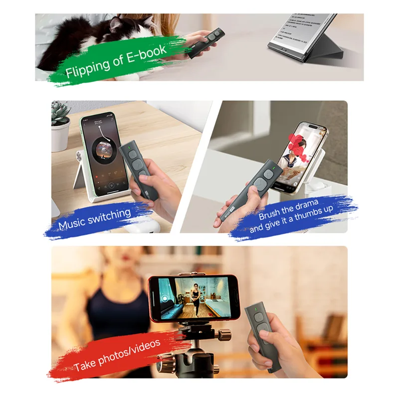 Bluetooth Page Turner Camera/M - đánh giá và giá Laser Pointer Presenter
