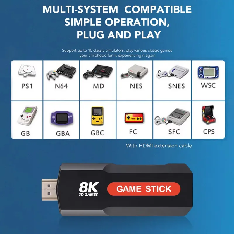 X2 Game Stick HD 4K 8K 3D Cons - đánh giá và giá Retro Game Controller Usb