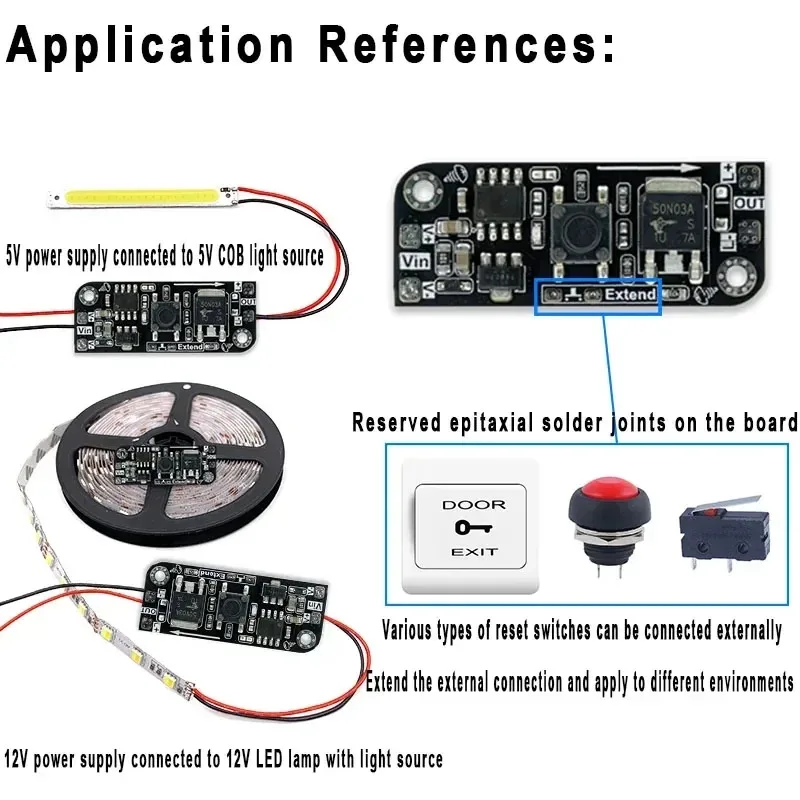 Micro Button Dimming Board Key - đánh giá và giá Electronics & Gadgets Starting With C