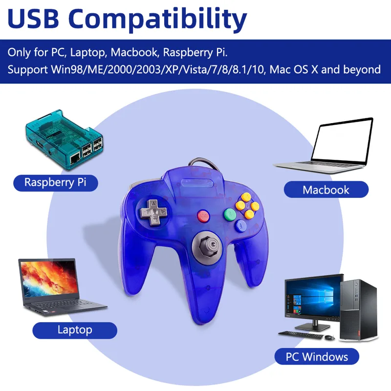 N64 Controller Classic USB Wir - đánh giá và giá Retro Game Controller Usb