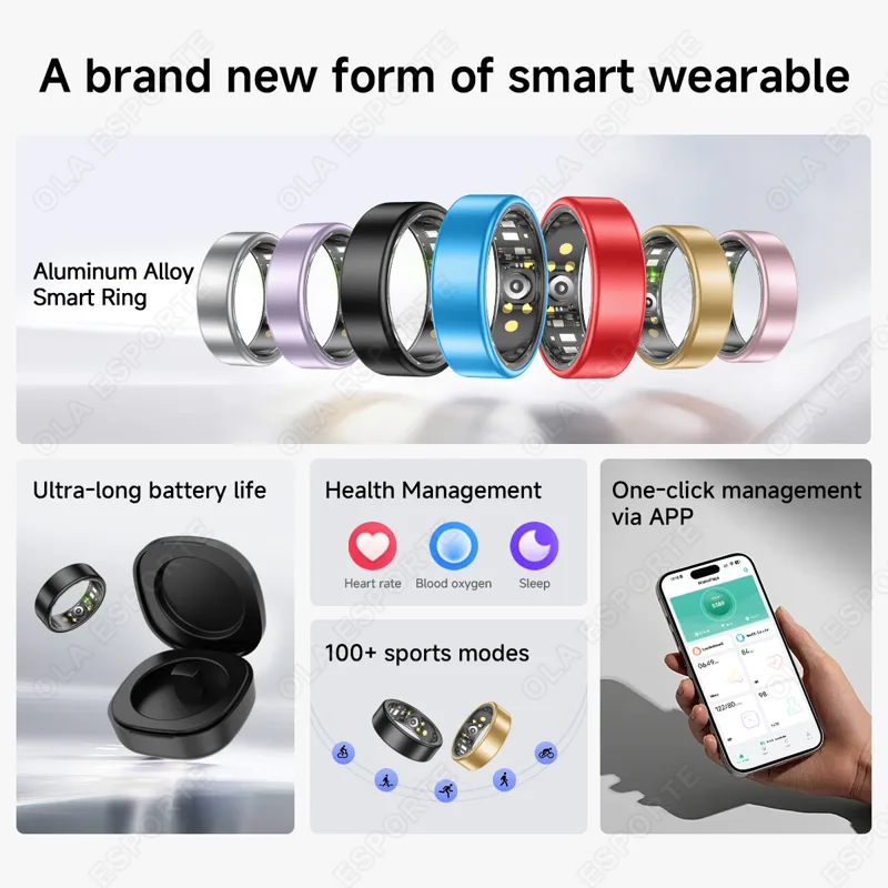 R10 Smart Ring with Charging C - đánh giá và giá Smart Ring Health