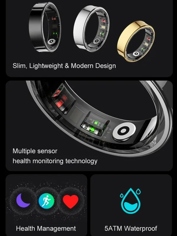 New Smart Ring R09 Health Moni - đánh giá và giá Smart Ring Health