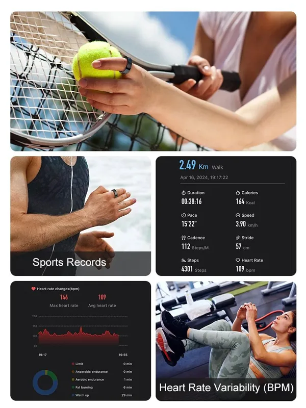 New Smart Ring R09 Health Moni - đánh giá và giá Smart Ring Health