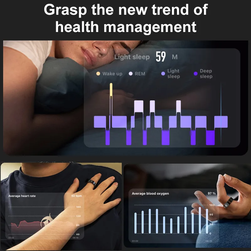 AMZMAX R11C Display Screen Sma - đánh giá và giá Smart Ring Health