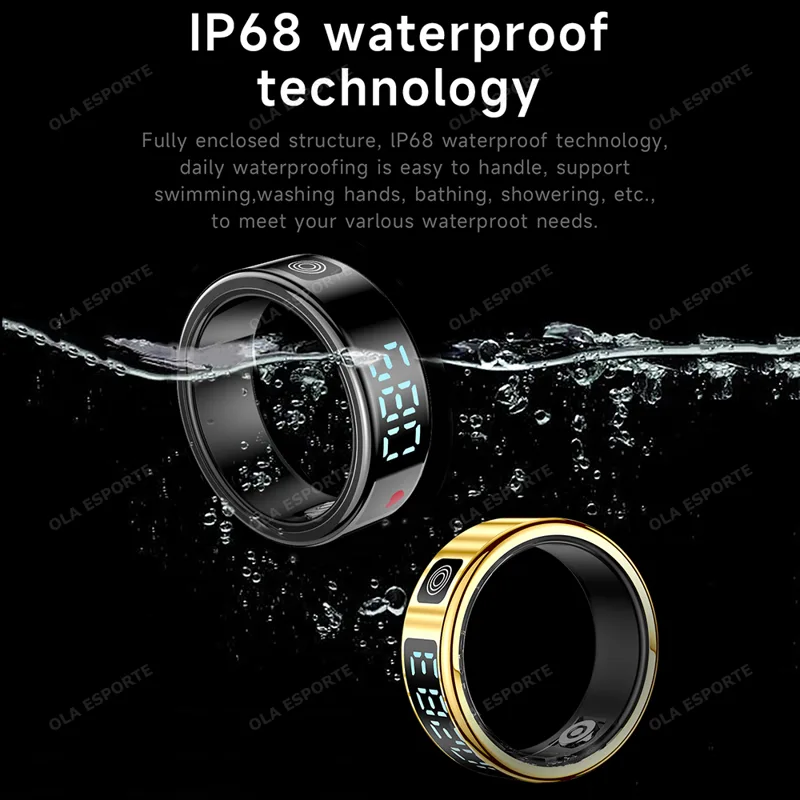 Smart Ring Digital Display Fit - đánh giá và giá Smart Ring Health