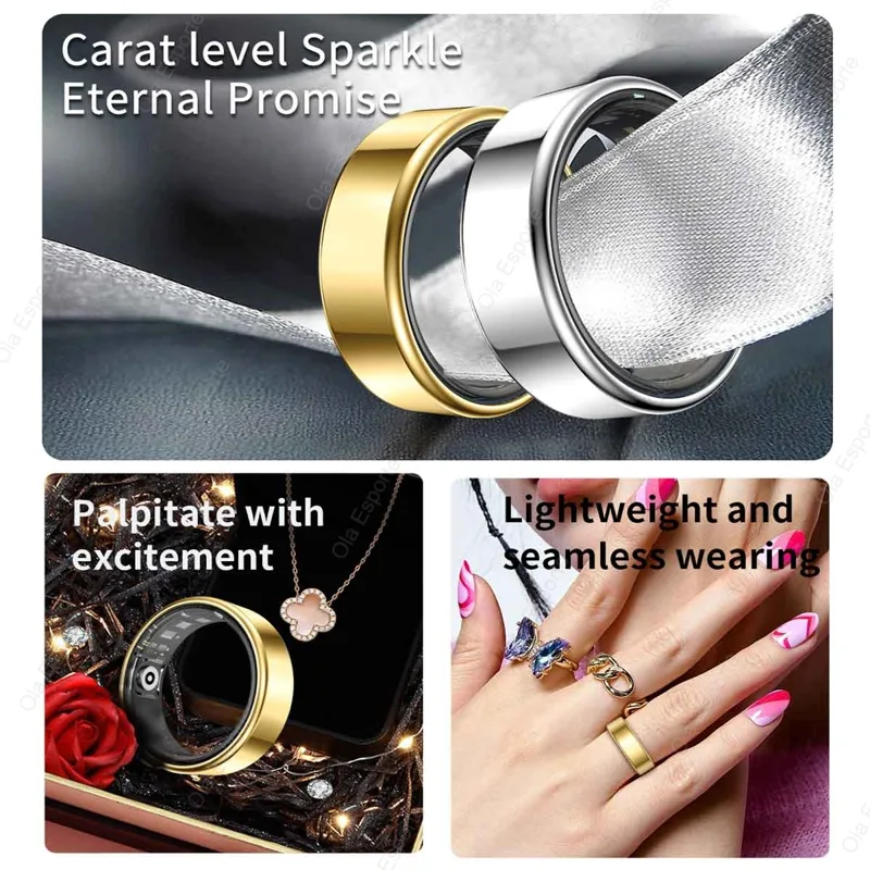 Titanium Alloy Smart Ring, Hea - đánh giá và giá Smart Ring Health